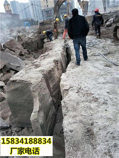 巢湖挖地基础破碎硬石头的机器-免费技术指导