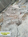 山东泰安岩石劈裂机一个台班能挖多少方石头多少钱