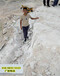 海南省直辖破石机地下沟渠管道开挖破硬石设备一一直被模仿