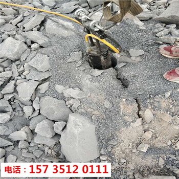 巖石太硬破碎錘打不動用破石機(jī)周口淮陽開多少方