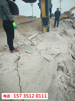 宜兴市建筑挖地基破硬石头裂石机-代替炸药