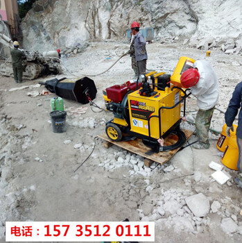 广西柳城矿山开采挖掘式劈裂机-多少钱一套