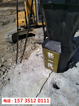 挖地基碰到硬石头用什么机器甘肃张掖-8小时产量