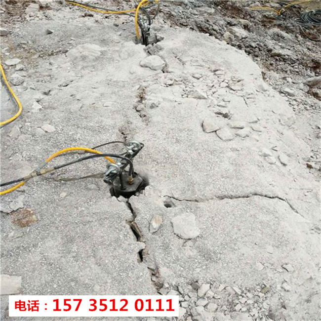 广元内江矿山开采不放炮破石头机械使用区域