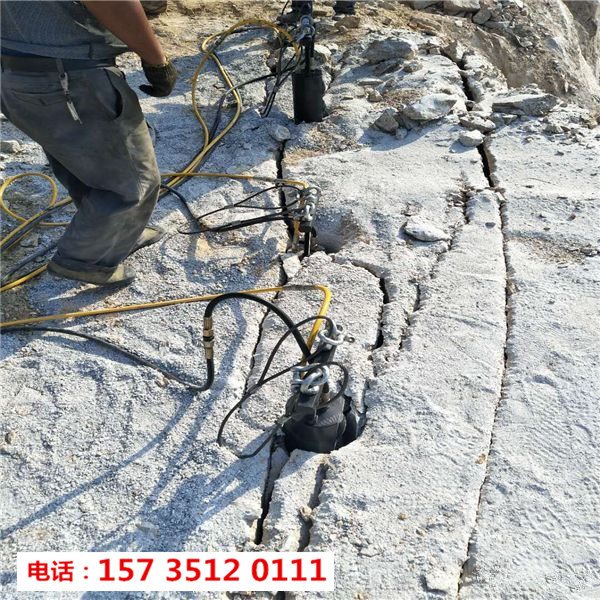 广元内江矿山开采不放炮破石头机械使用区域