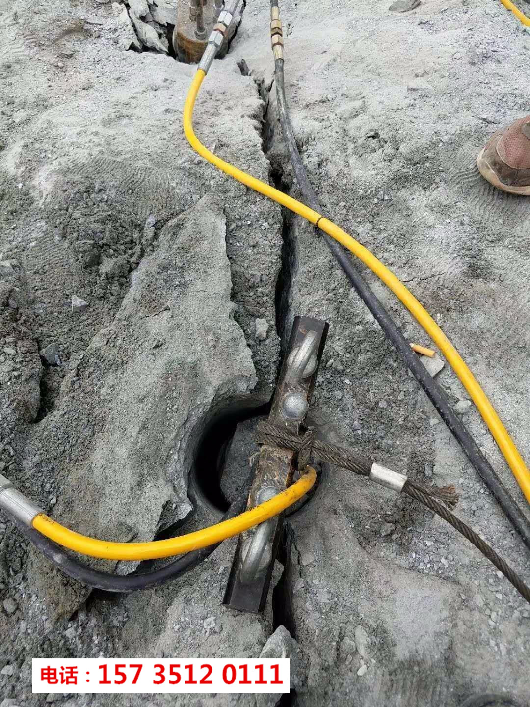 怒江福貢電動(dòng)液壓巖石分裂機(jī)液壓撐石機(jī)