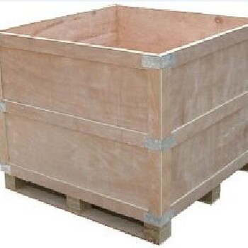 工厂自加工木质包装箱钢边箱免熏蒸出口包装箱