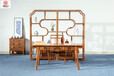 如意博古架-明式茶桌-新中式组合家具-刺猬紫檀价格-新中式家具图片