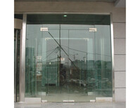 和平区无框玻璃门玻璃门维修图片1