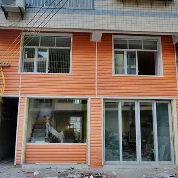 浙江杭州厂家外墙PVC外墙装饰板PVC塑胶仿木板面向河南河北山东.....