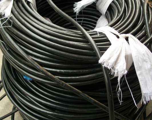 本地10平方电线、整轴四芯电缆铝线回收