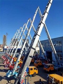 程力30米广告安装云梯车2020年价格超实惠,蓝牌云梯搬运车图片3