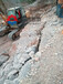 菏泽矿石破石棒水沟渠挖掘裂石器霹裂机拆房子
