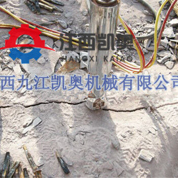 上饒巖石劈裂機多少錢一臺小型手動液壓劈裂機