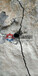 温州分石机无声爆破机开挖隧道坚硬岩石头基坑裂劈器