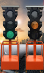 太阳能交通信号灯移动应急红绿灯转弯通行指示灯使用方便