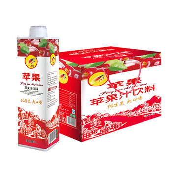 大馬邦1升蘋果果汁飲料，大瓶方盒宴請裝批發(fā)