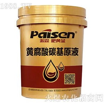 黃腐酸水溶肥瓜果蔬菜生根膨果就用黃腐酸碳基原液廠家