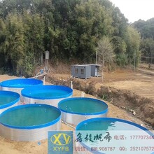 高密度养鱼帆布池-镀锌板帆布池定做-养虾帆布池