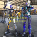 山东厂家直销户外大型金属黄蜂摆件汽车人铁艺摆件机器人道具支持定制