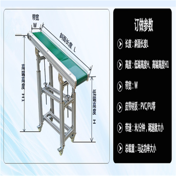 生产自动化输送机井下1米皮带机型号规格电子原件传送机
