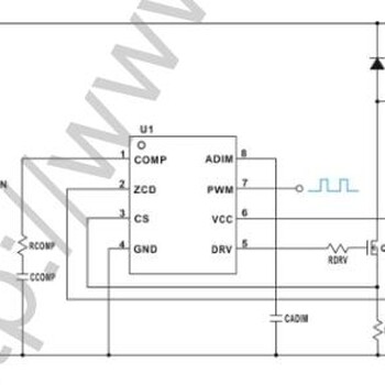 PWM调光功能的高功率因数非隔离降压型LED恒流驱动芯片