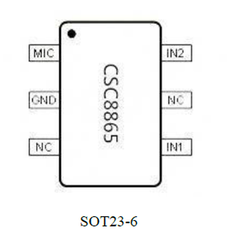 CSC8865耳机线控IC，CH8865