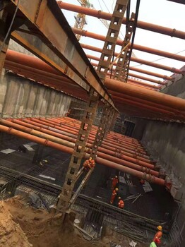 河南郑州地铁隧道桥梁609钢支撑钢围檩租赁销售回收施工