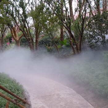 园林喷雾造景设备，景观喷雾，易森雾景，喷雾除尘