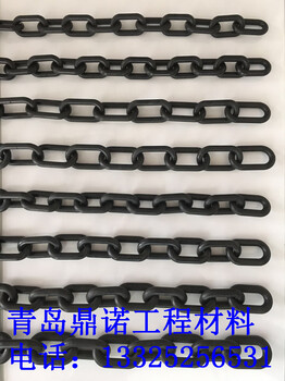 自产自销-四川运河、亲水平台、山道、塑钢防护链、包裹塑料铁链、防盗塑钢链安全防护