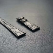 百年灵鳄鱼皮表带定做,鳄鱼皮表带定做BREITLING百年灵鳄鱼皮表带图片