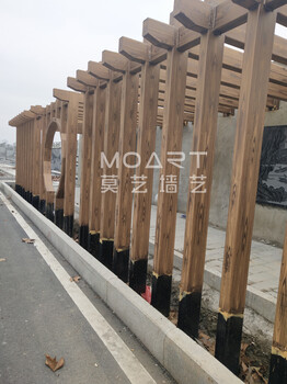 广东钢结构廊架木纹漆仿木纹哪家呢