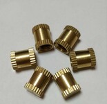 厂家专业定制铜嵌件铜螺母滚花圆螺母规格可来图来样定制