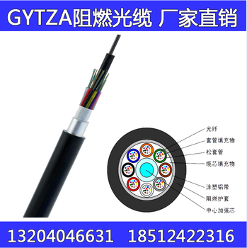 GYTZA-12Agytza12芯多模光缆GYTZA阻燃光缆层绞式阻燃感温光缆