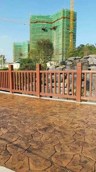 江西赣州水泥护栏,珠海景观河道护栏仿木护栏价格实惠