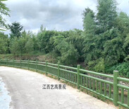 广州石栏杆厂家水泥仿木栏杆价格河道护栏绿化护栏制作图片5