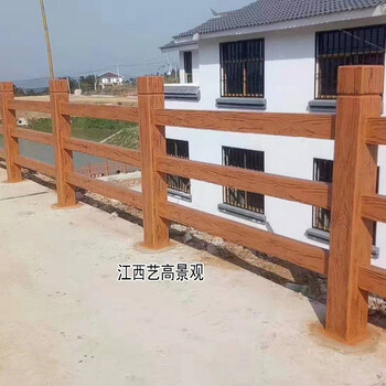 韶关石栏杆生产厂家仿木护栏款式,仿木栏杆