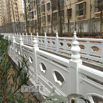 广州仿木花架图片仿木护栏价格