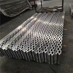崇匠弧形聚酯铝单板造型-磨砂拉丝铝单板