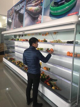 商超定制水果店便利店水果保鲜柜冷风柜展示柜品牌
