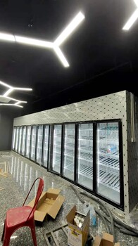 鄭州冷藏庫批發(fā)櫥窗冷庫玻璃門冷庫展示冷藏庫
