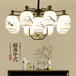 新中式吊灯古典节能客厅大气现代简约餐厅创意别墅灯卧室灯家用中国风