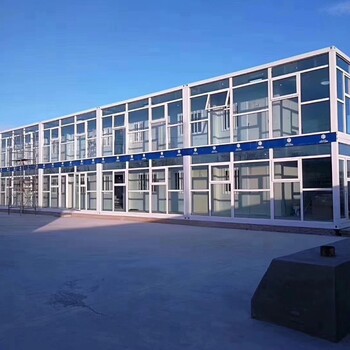 内蒙古中铁中建式打包箱钢结构活动房厂家发货