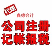 代理公司注册,变更,注销,一般纳税人申请、工商代办、商标注册、代理记账图片0