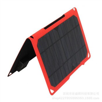 便于攜帶USB穩(wěn)壓器太陽(yáng)能板折疊包