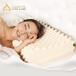 Anmtik/安梦迪卡泰国本土工厂生产泰国天然乳胶枕高低按摩枕
