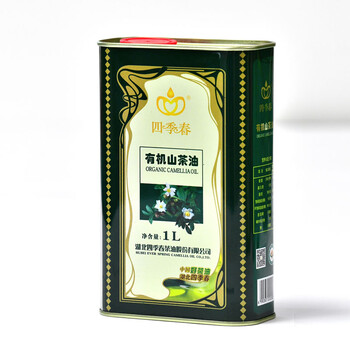 四季春1L铁罐包装茶油天然山茶油