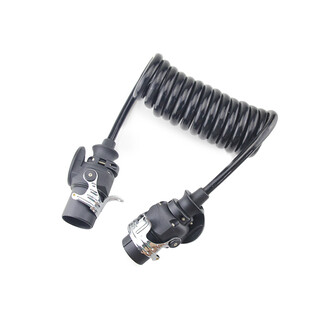 螺旋电缆,拖车电源信号电气系统汽车螺旋线工厂图片3