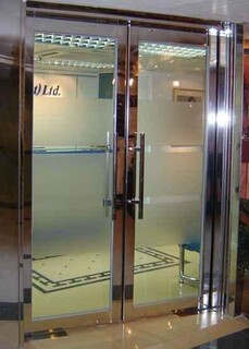 重庆地弹簧不锈钢防火玻璃门隔热玻璃防火门厂家图片6