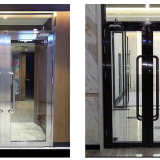 重庆地弹簧不锈钢防火玻璃门隔热玻璃防火门厂家图片4